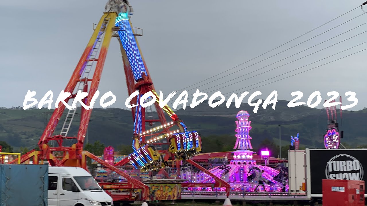 Fiestas Barrio Covadonga (Torrelavega) 2023 |Atracciones de feria