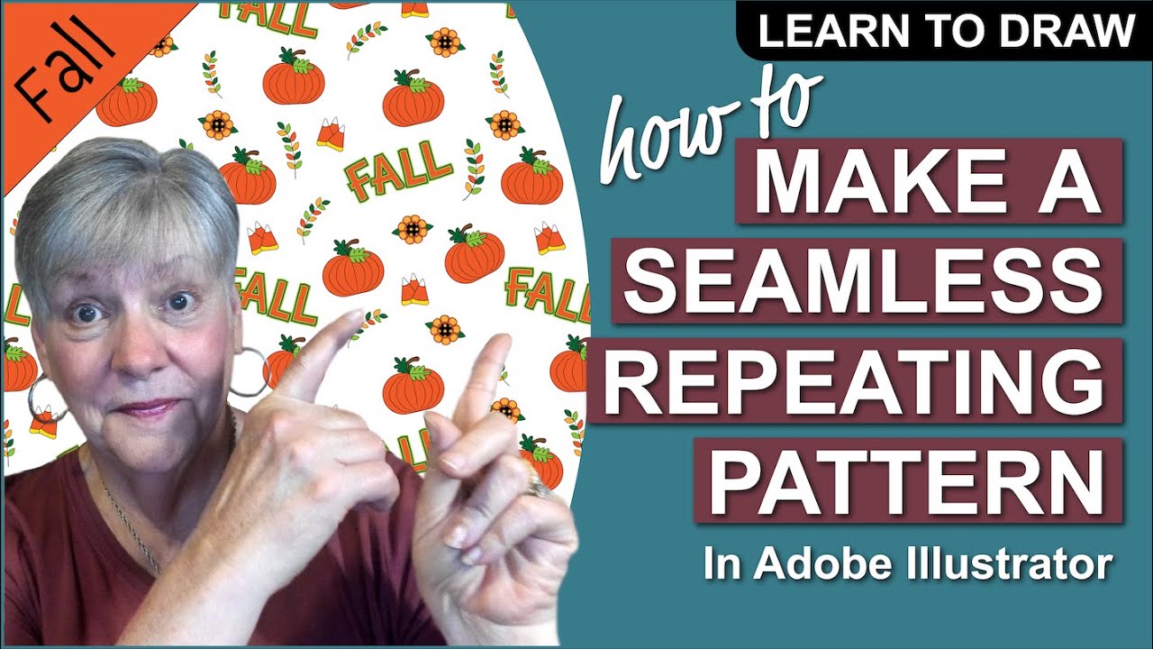 How to Make a Seamless Repeating Pattern in Adobe Illustrator (Fall Design Series)