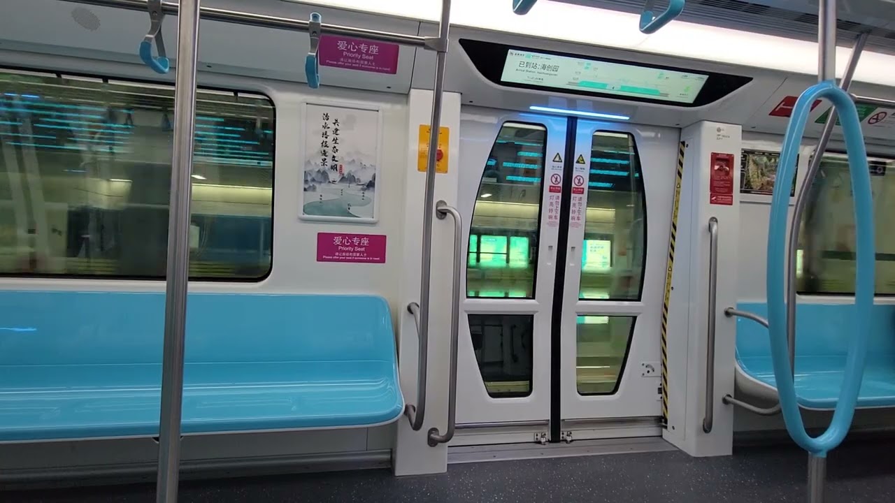 杭州地鐵19號線(往火車西站)地下段行車片段 Hangzhou Metro Line 19(to West Railway Station)
