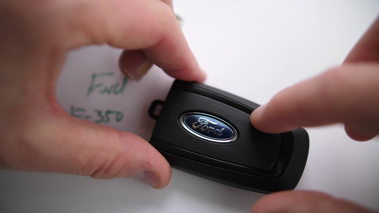 Ford F-350 Remote Key Fob Battery Replacement 2017 2018 2019