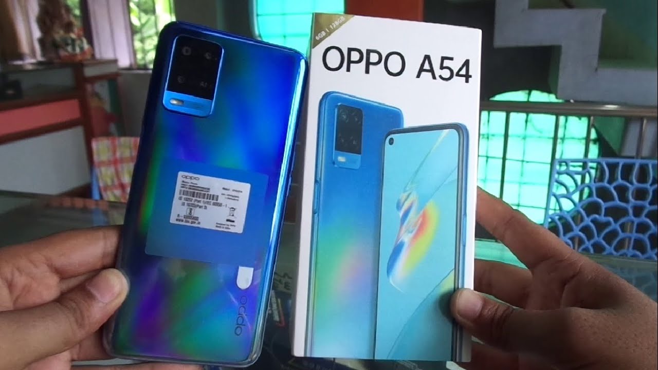 Oppo A54 Starry Blue 6GB RAM 128GB Storage unboxing.
