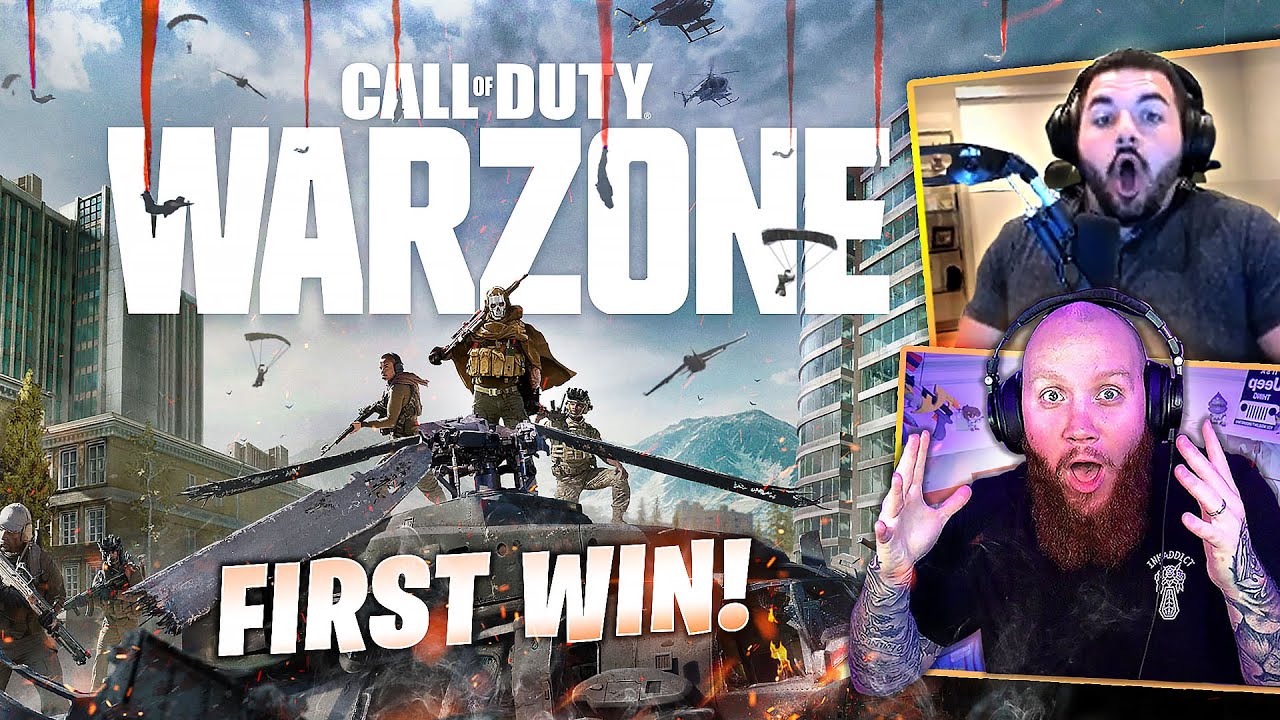 CALL OF DUTY WARZONE (INSANE FIRST WIN) FIRST LOOK W/ COURAGEJD #COD_Partner