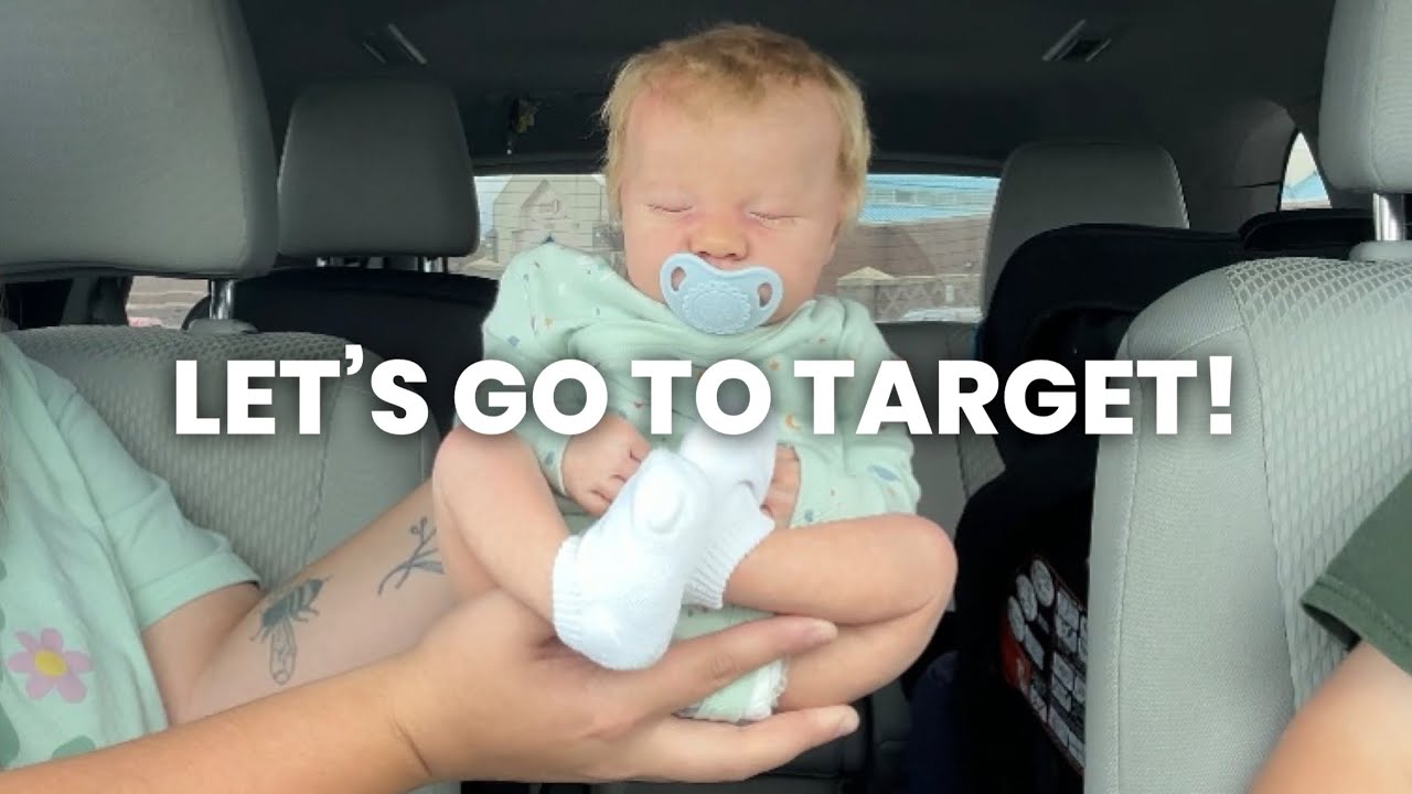 Reborn baby doll goes shopping!!