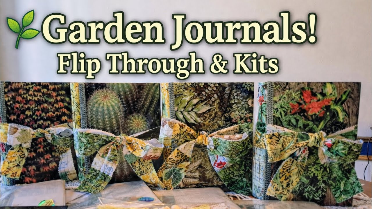 Garden Journals Flip Through & Kits