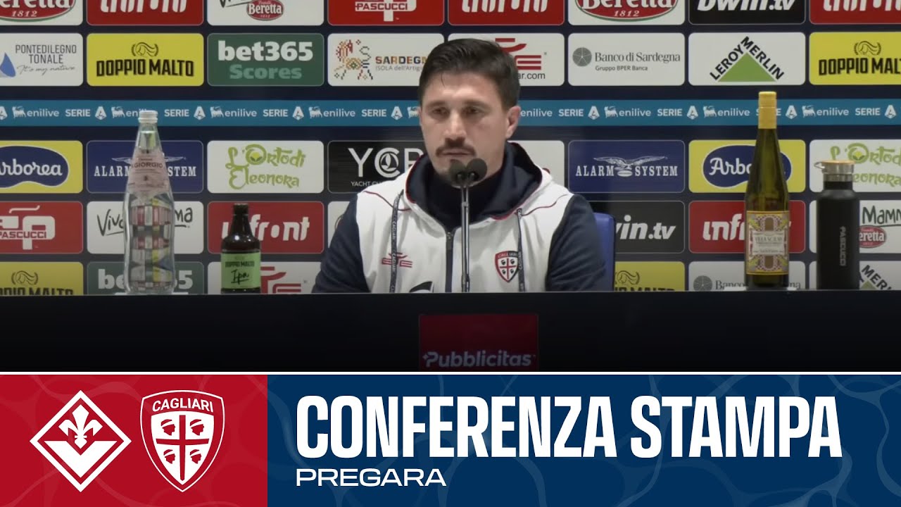 SERIE A ENILIVE |  MISTER PISACANE IN CONFERENZA STAMPA | FIORENTINA - CAGLIARI