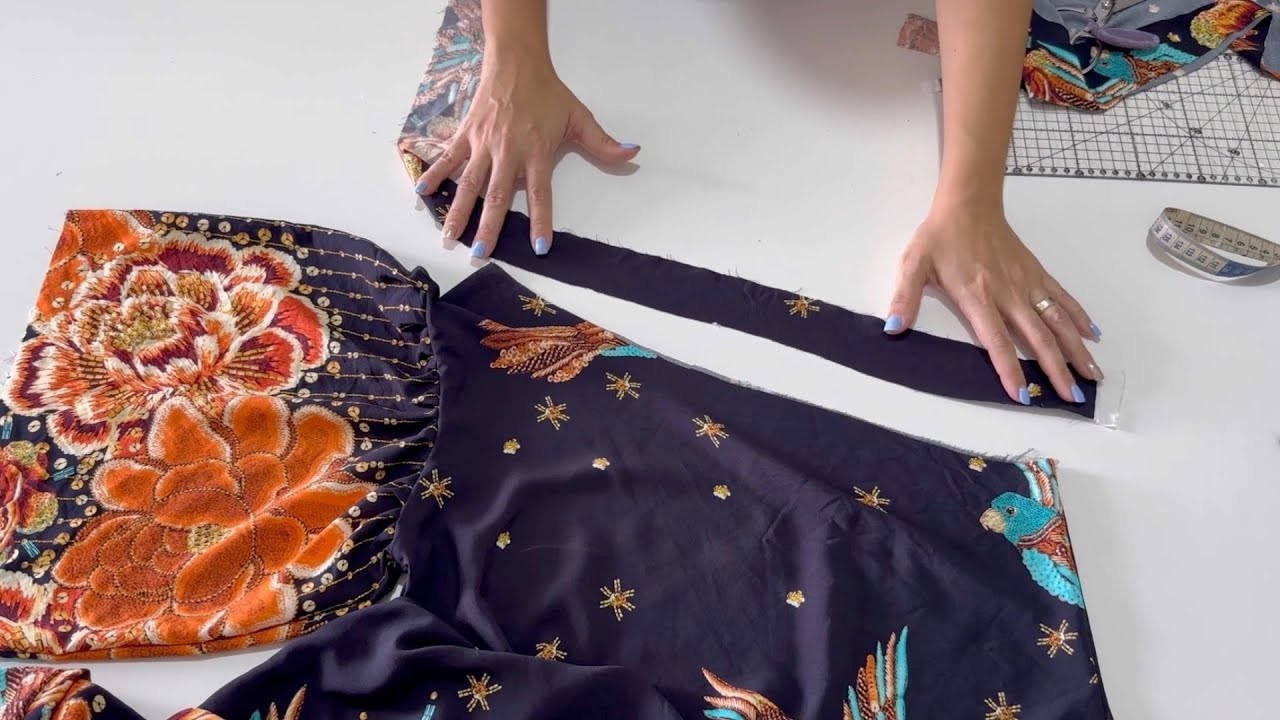 Corte e Costura Vestido Longo Ombro só. Costura fácil para iniciantes. DIY