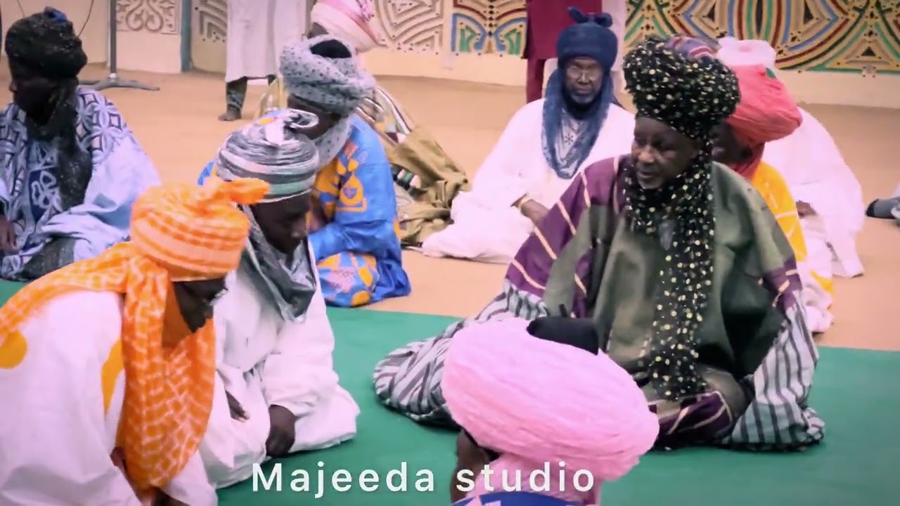 Fadancin dare mai martaba sarkin kano Muhammad sanusi II yayin karbar Gaisuwar Barka da shan ruwa 