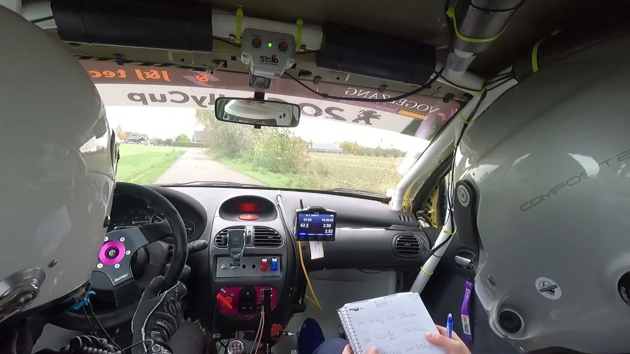 Twente rally 2021 KP8 Zeldam onboard Peugeot 206 rally cup | P. Paanakker & W. Van Dijk