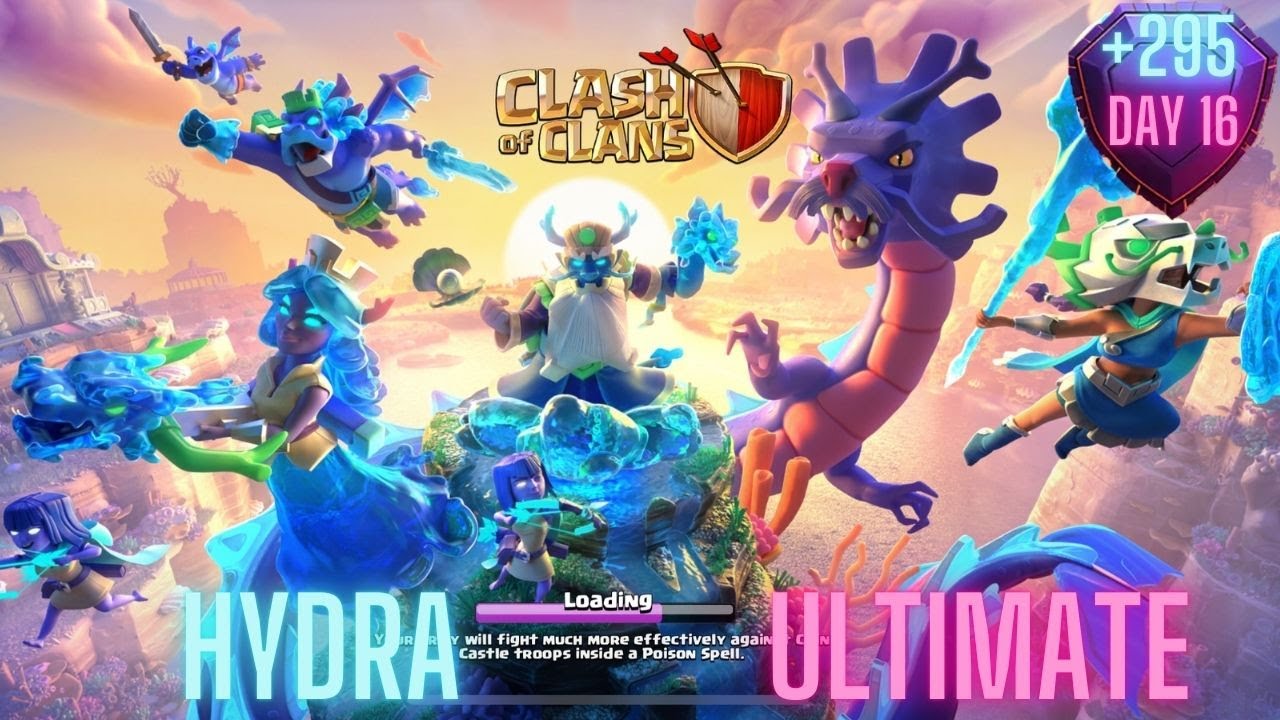 +295 | Hydra Ultimate Attack TH16 | Day 16 | Legend League 09/2024