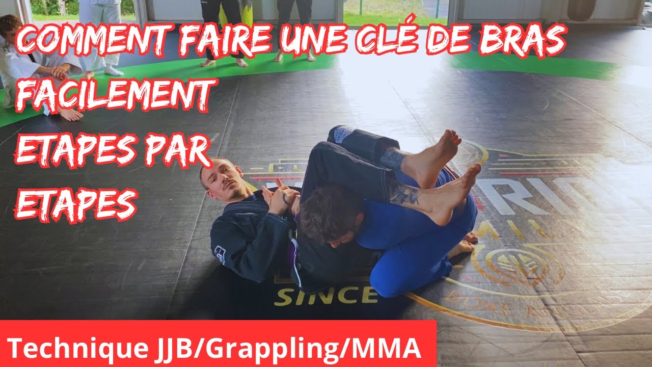 Comment faire correctement une clé de bras, technique débutant JJB, MMA, grappling 