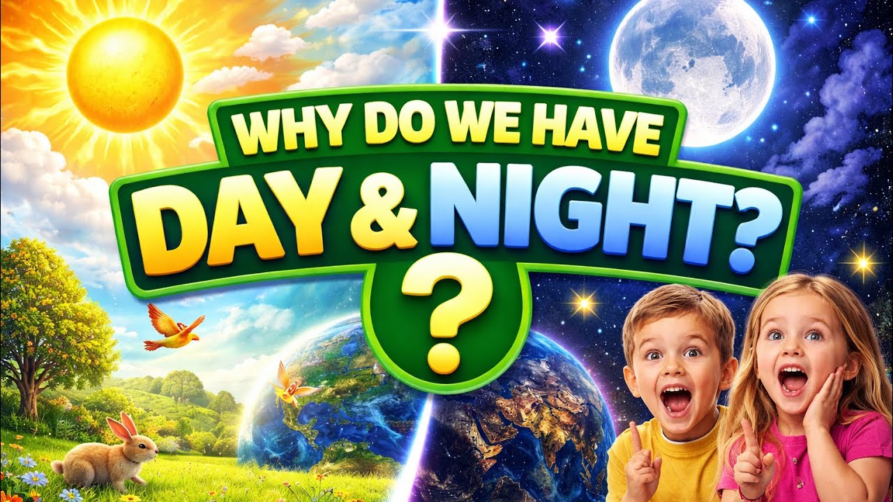 Why Do We Have Day and Night? 🌞🌙 | Fun Science for Kids
