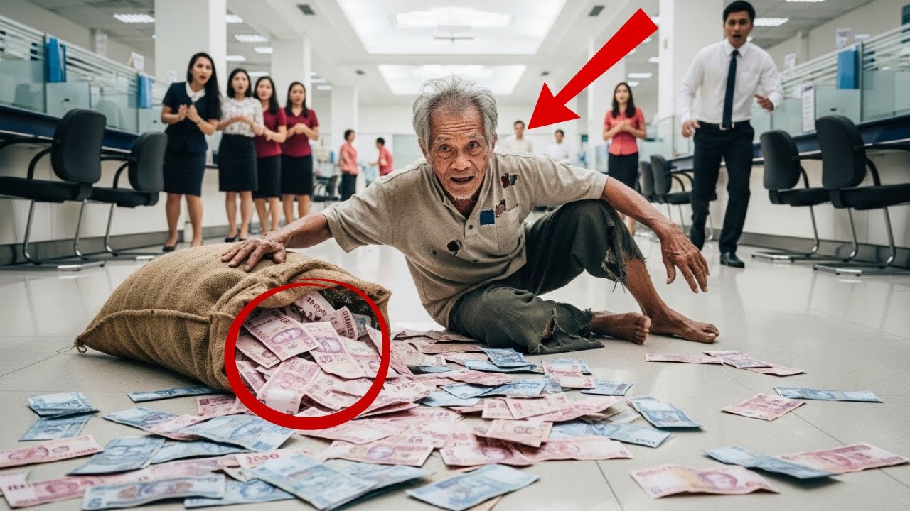 “Pobre ang Lalaki, Pero Nang Bumagsak ang Boro Niyang Sako, Nagulat ang Buong Bangko!”