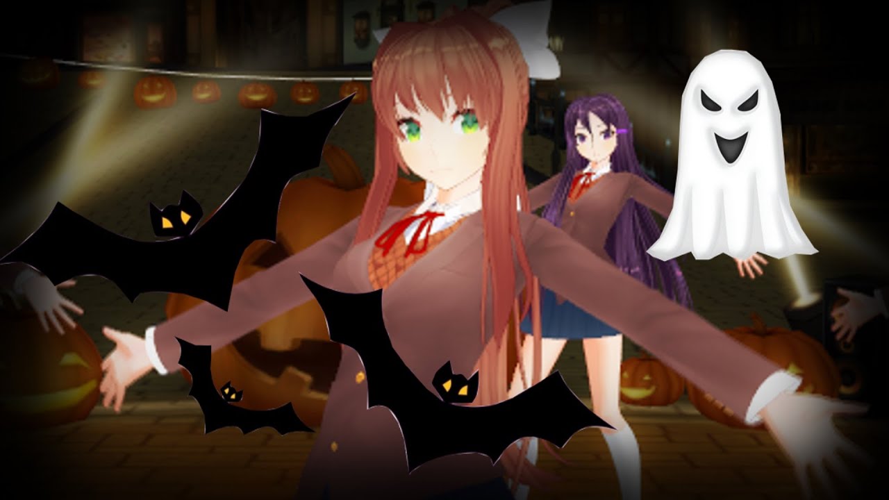 [MMD/DDLC] Happy Halloween ハッピーハロウィン [English Cover]
