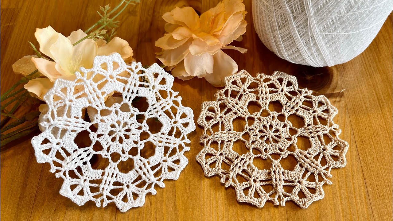 【編み図付き】ミニモチーフの編み方｜How to crochet (Pattern)
