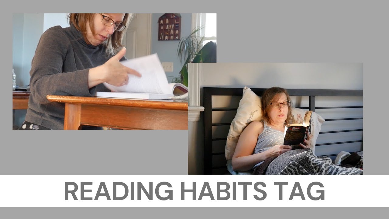 Reading Habits Tag | Booktube Tag | Booktube and Cats | Backlist Booktuber | so many cats!!