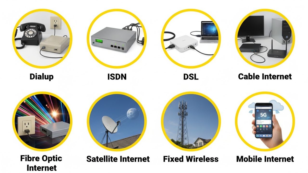 Every Type of Internet Connection Explained in 5 Minutes