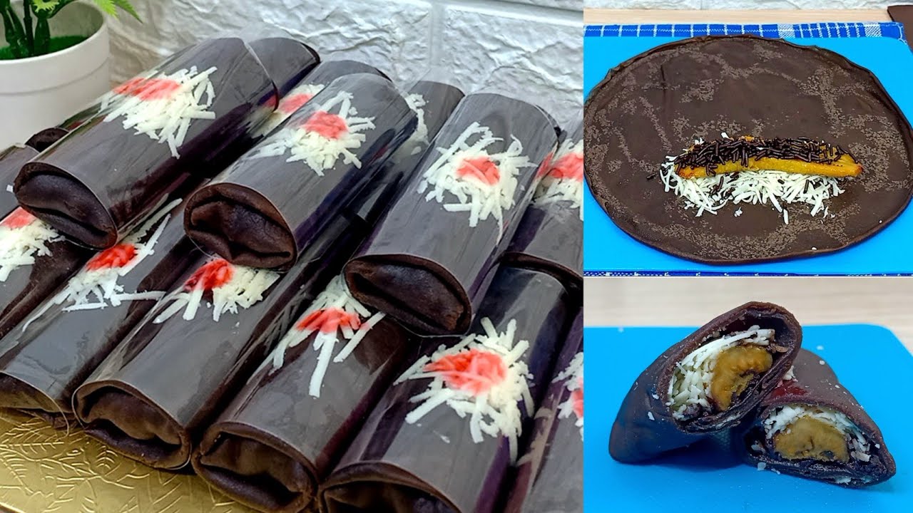 MODAL BAHAN 18.000 BISA BUAT CEMILAN ENAK | DADAR GULUNG PISANG COKLAT KEJU 100% LAYAK JUAL ‼️