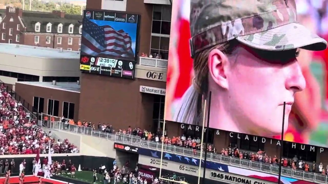 Oklahoma State Cowboy Marching Band Nov. 4, 2023 Pre-Game/Run-On