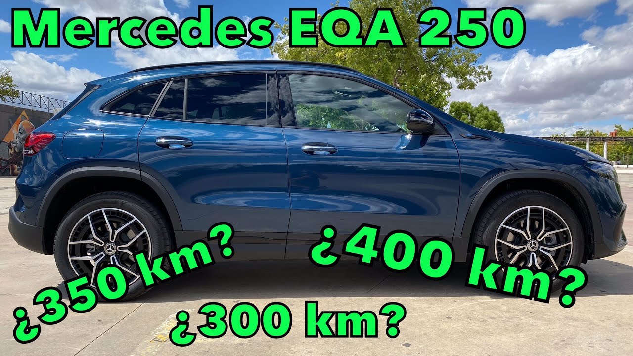 Mercedes EQA 250 Prueba de AUTONOMÍA REAL ¿Cuántos KILÓMETROS PUEDE recorrer con una carga? MOTORK