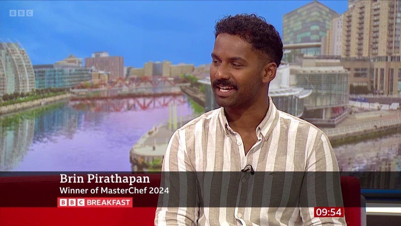 Brin Pirathapan (MasterChef 2024 Winner) On BBC Breakfast [25.05.2024]