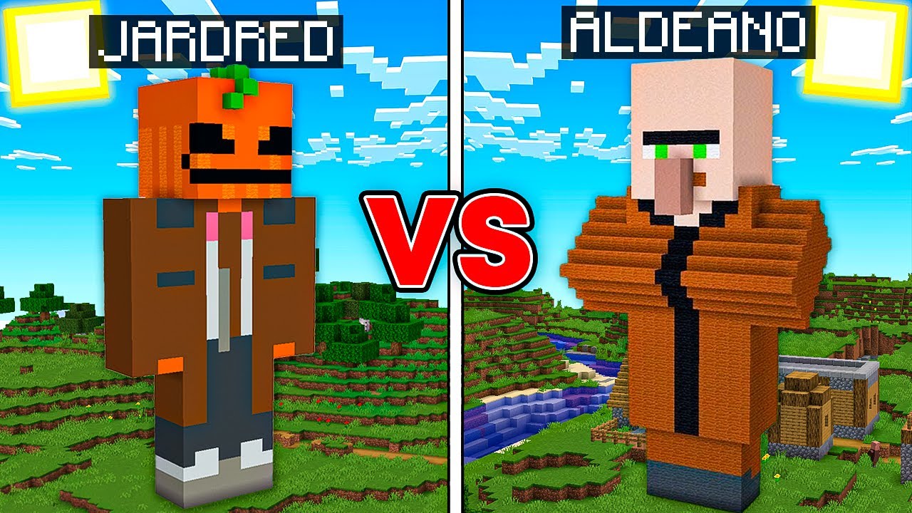 ALDEANO GIGANTE VS. JARDRED GIGANTE EN MINECRAFT