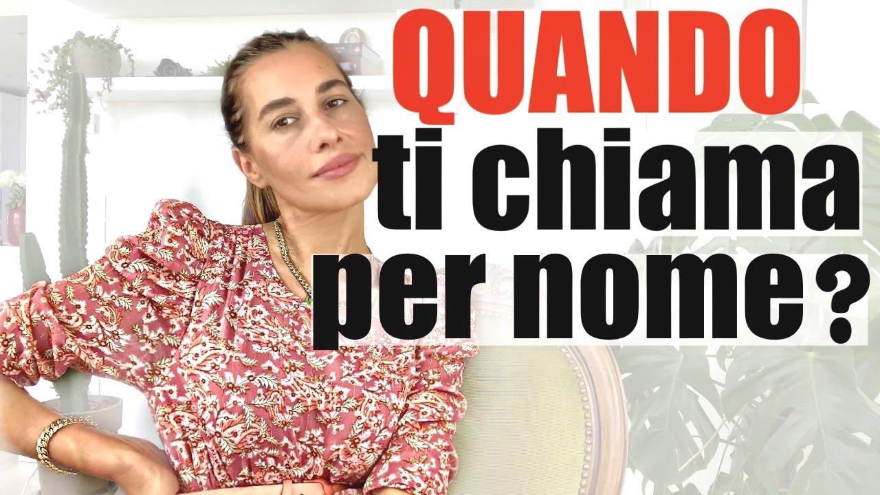 QUANDO IL NARCISISTA TI CHIAMA PER NOME?!!💔