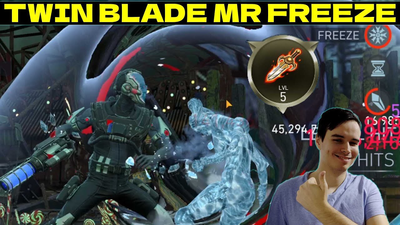 Twin Blade Mr Freeze Is Insane Injustice 2 Mobile