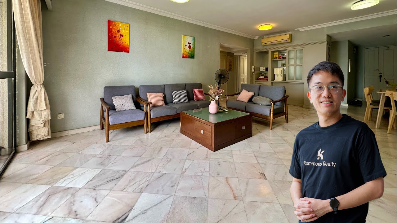 Mont Kiara Pines 3 Bedroom Original Condition on High Floor with Balcony For Sale 