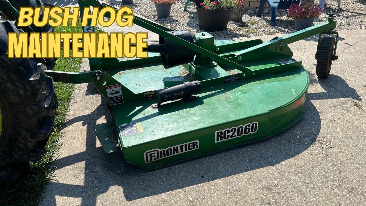 How to Sharpen Bush Hog Blades (brush hog, rotary cutter)