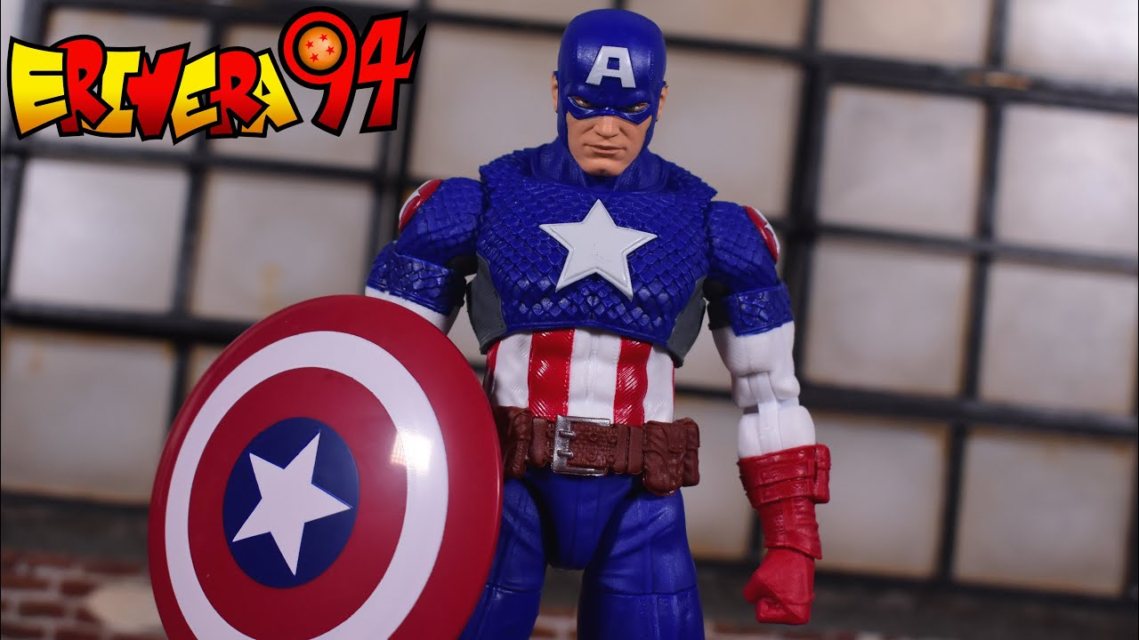 Marvel Legends ULTIMATE CAPTAIN AMERICA Avengers Puff Adder BAF Wave Figure Review