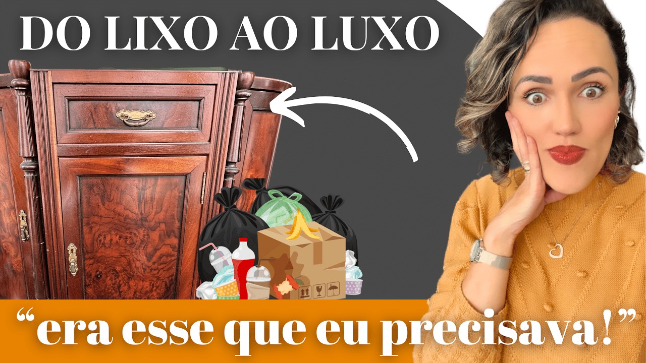 Transformei uma sapateira em um lindo móvel do café. Do LIXO ao LUXO Portugal/ Faça você mesmo!