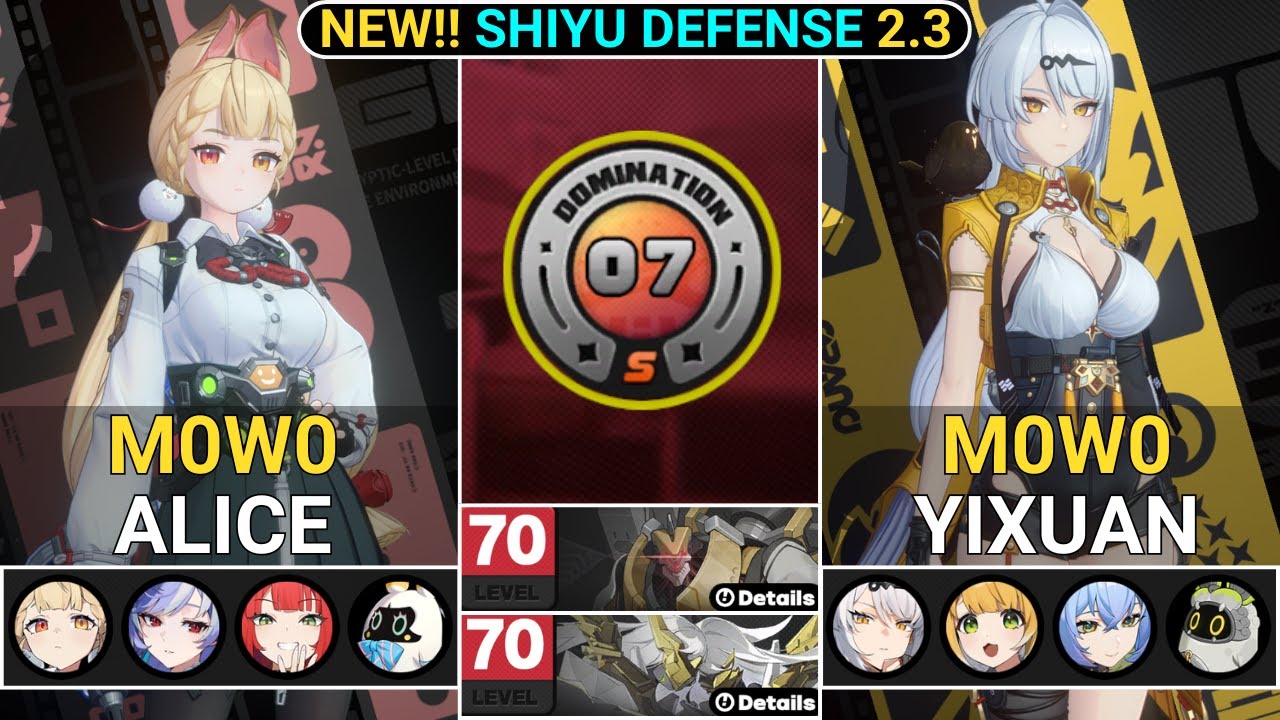 M0W0 Alice & Yixuan Showcase | NEW!! Shiyu Defense Zenless Zone Zero 2.3