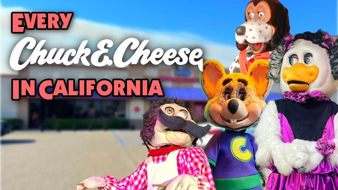 Every Chuck E. Cheese in California (UPDATED)