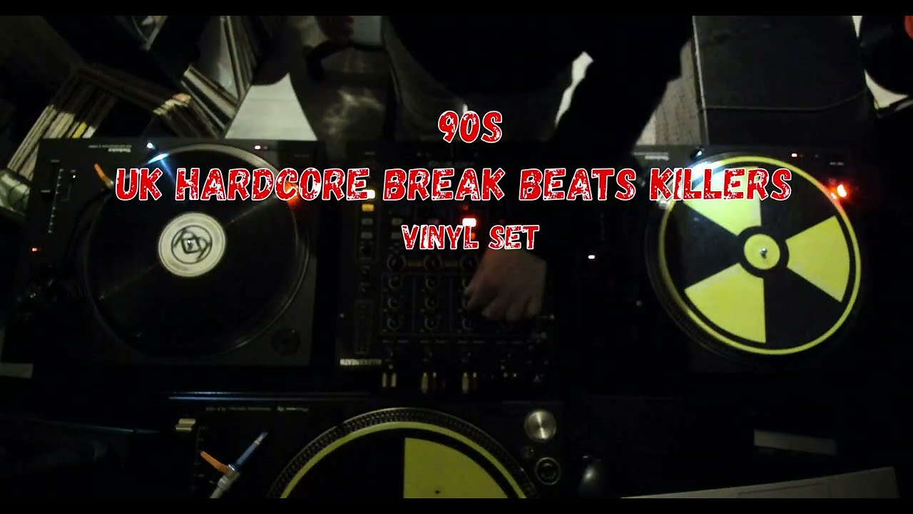 90s UK Hardcore Break Beats Old Skool Vinyl Set.