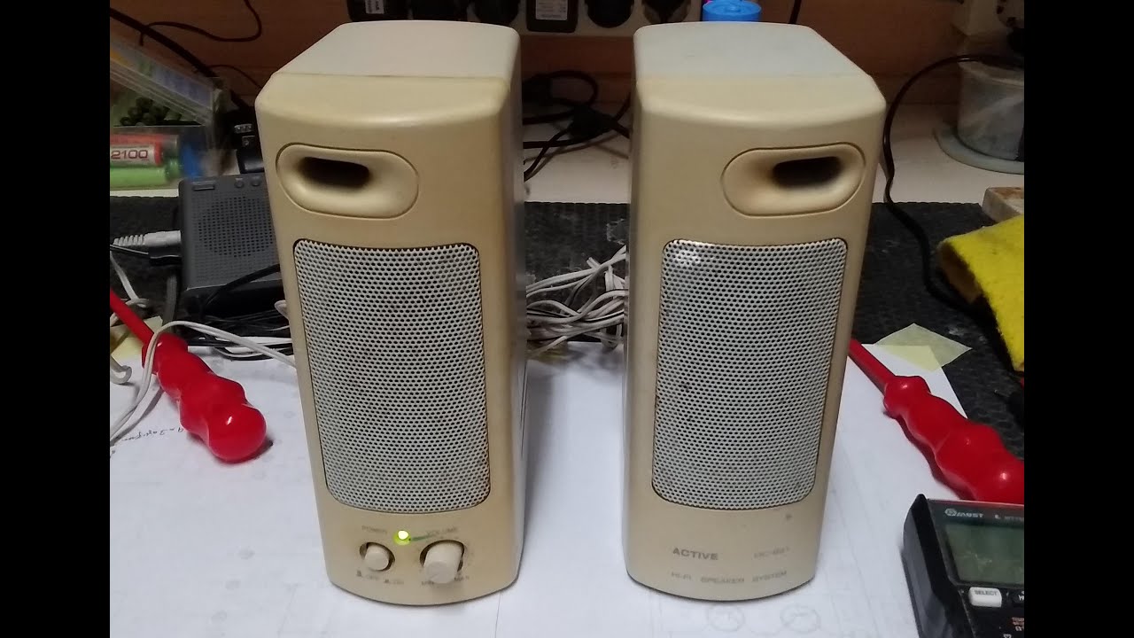 2- Reparaci&oacute;n de Altavoces de PC, ACTIVE mod. DC-691