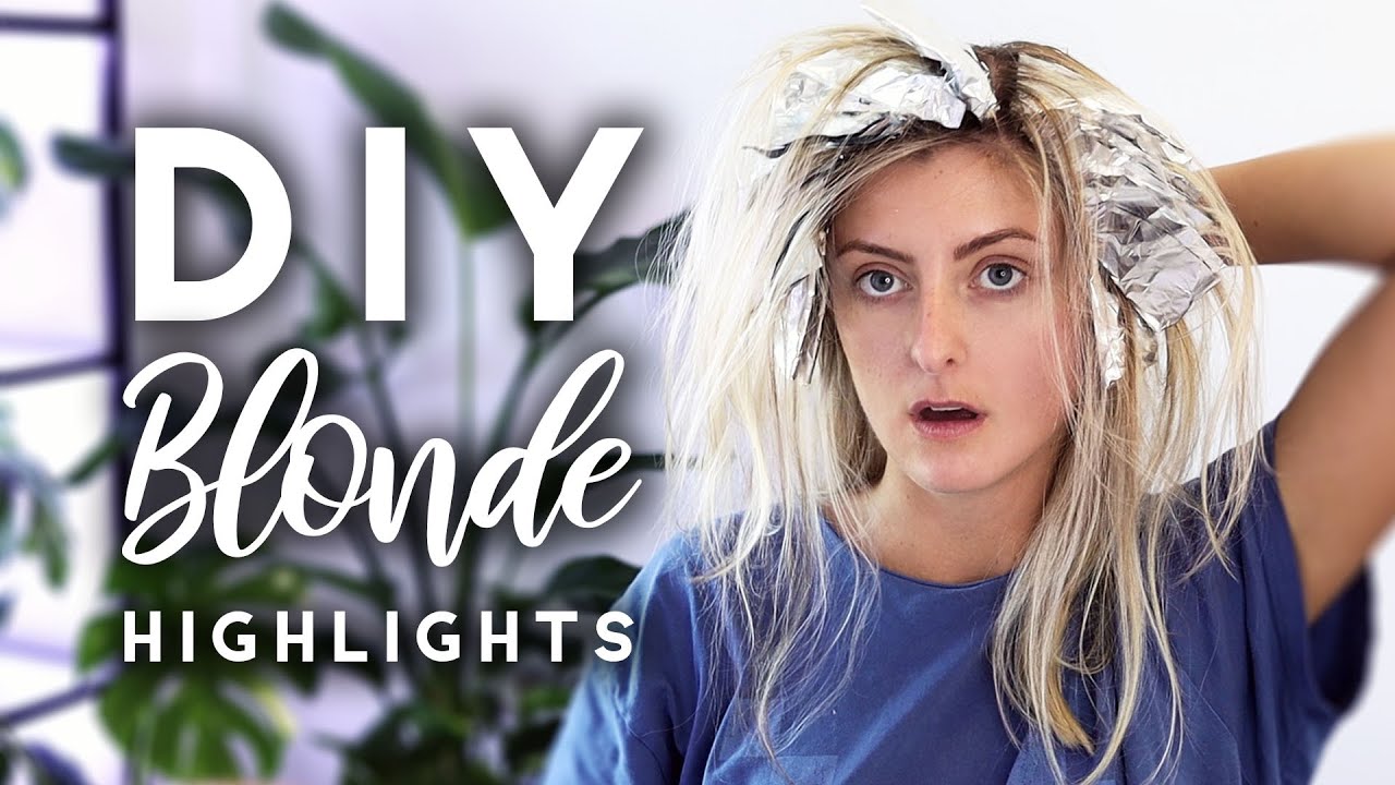 DIY Blonde Hair At Home! | Foiling and bleaching my hair