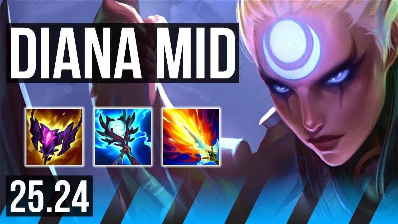 DIANA vs HWEI (MID) | 50K damage | KR Diamond | 25.24