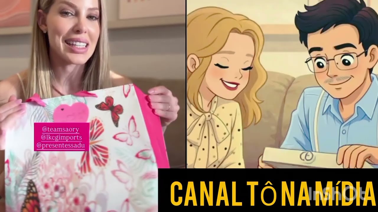 SAORY E DUDU SE DIVERTEM ABRINDO OS PRESENTES QUE RECEBERAM DE SEUS FÃS 