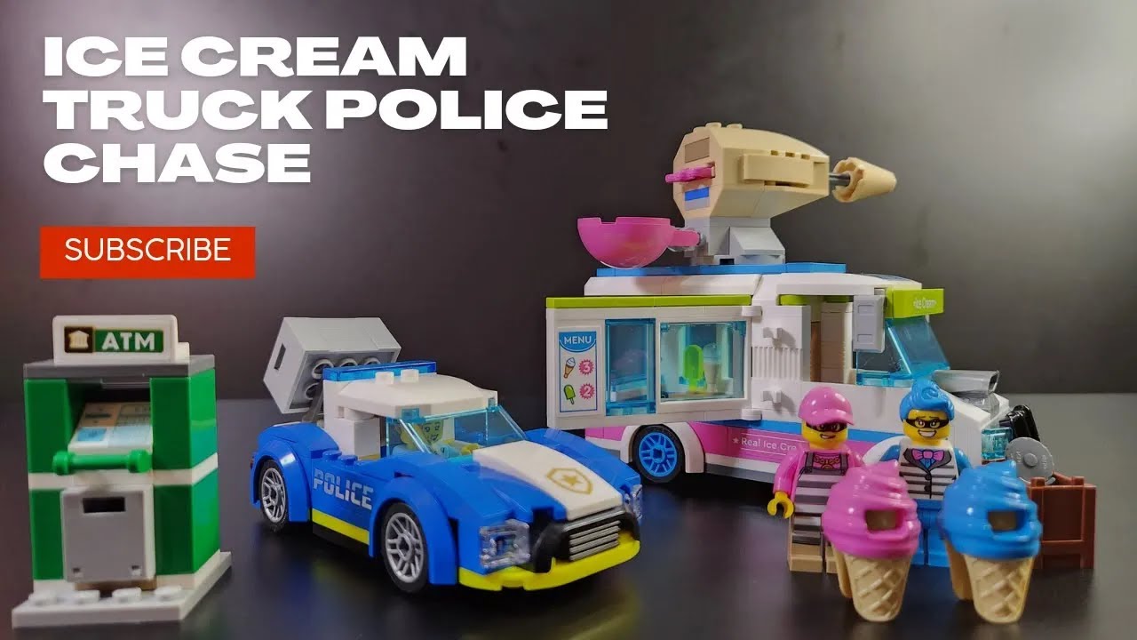 LEGO Speed Build! - LEGO CITY - 60314 - Ice Cream Truck Police Chase | ASMR