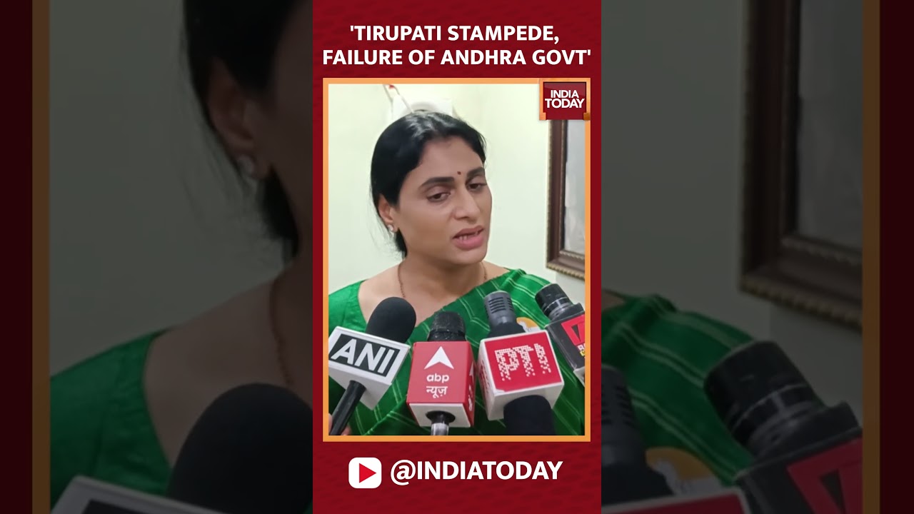 Andhra Pradesh Congress President Says, Tirupati Stampede Is The Failure Of Andhra Government