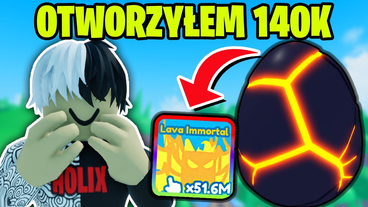 OTWORZYŁEM 140000 JAJEK w REBIRTH CHAMPIONS X | ROBLOX