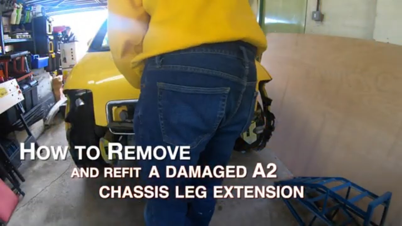 Audi A2 - Saving an Exclusive Part 3 - replacing the chassis leg extension - | MrBroons