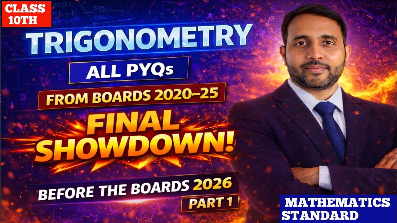 Trigonometry for Class 10 | Previous Year Questions | Most Important Questions for Boards 2026