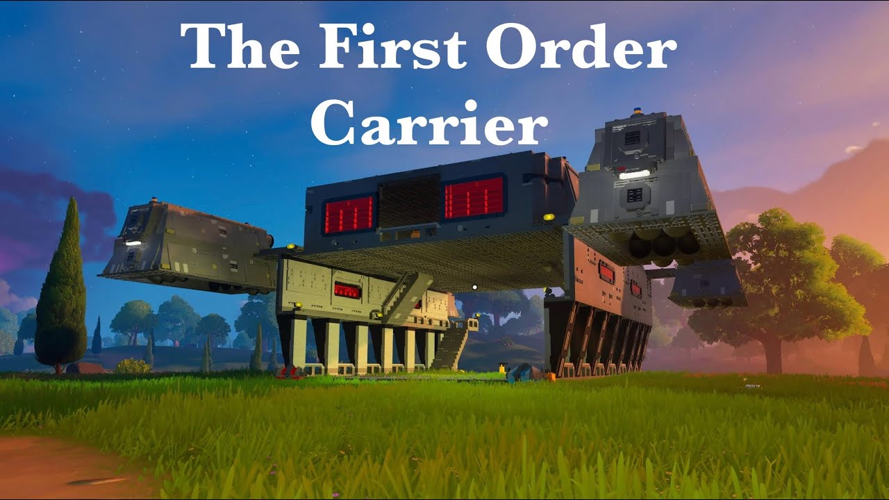 How to build the First Order Carrier