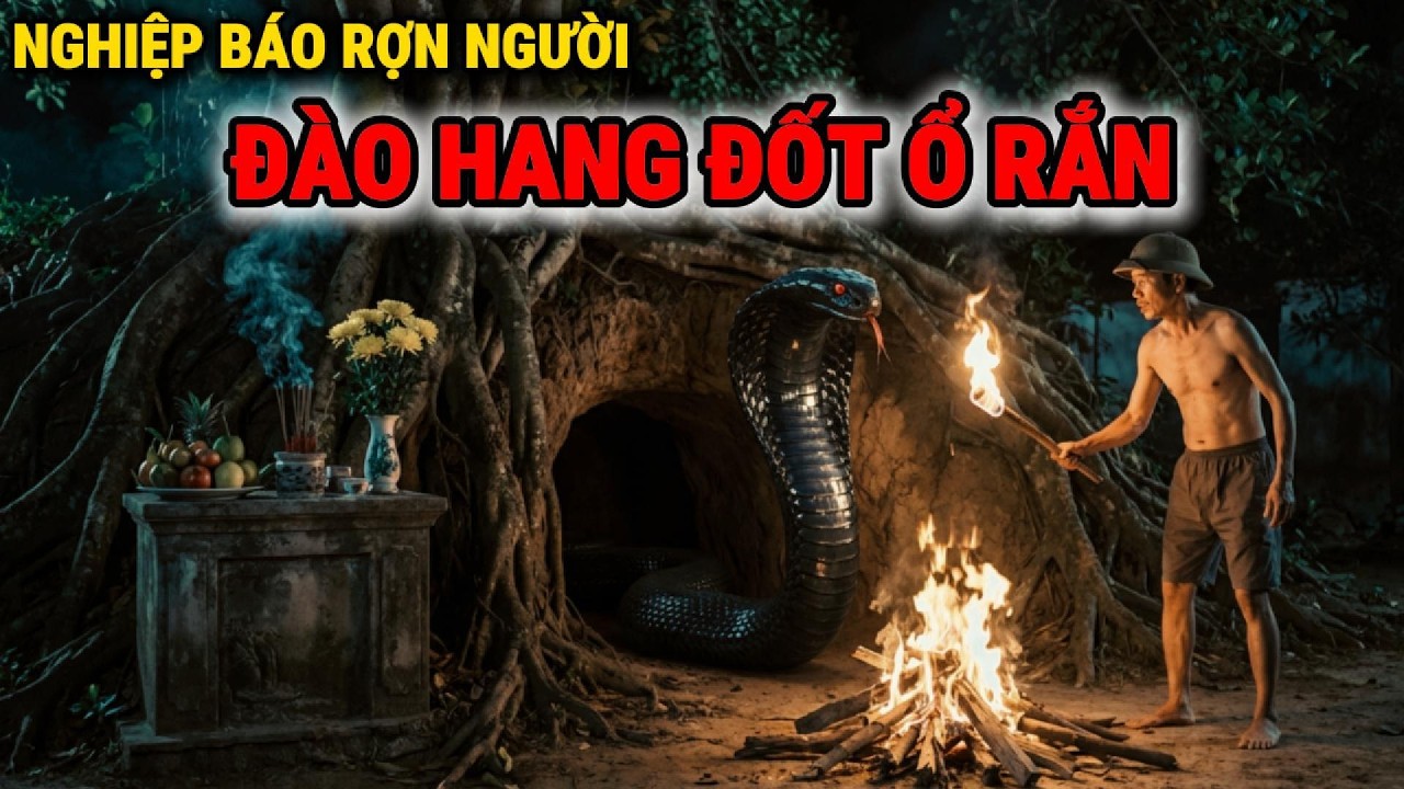Đào Hang Đốt Ổ Rắn - NGHIỆP BÁO SÁT SINH Rợn Người Khiến Cả Làng Rùng Mình | NHÂN QUẢ BÁO ỨNG