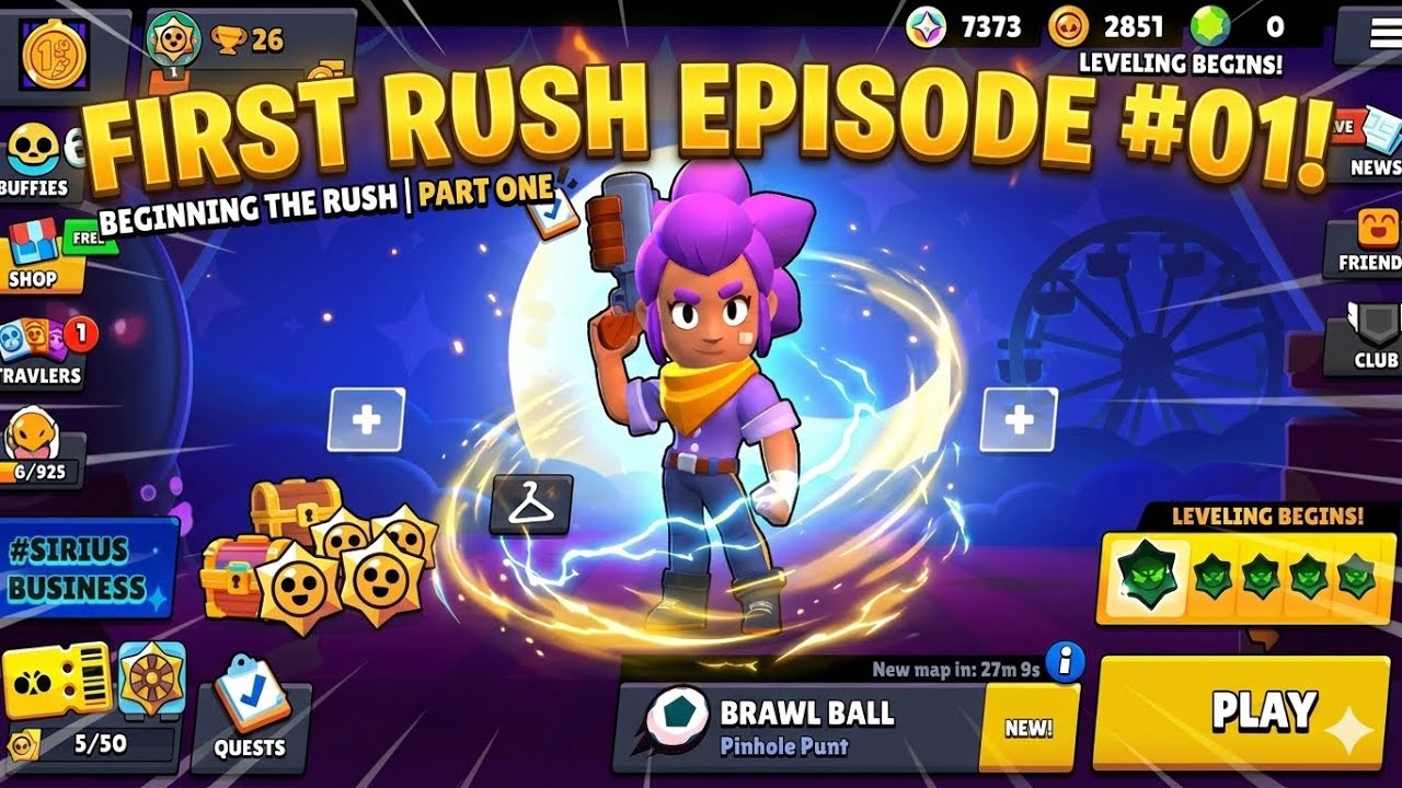 FROM ZERO TO LEGEND! 🏆 The first episode of Rush #01 Brawl Stars