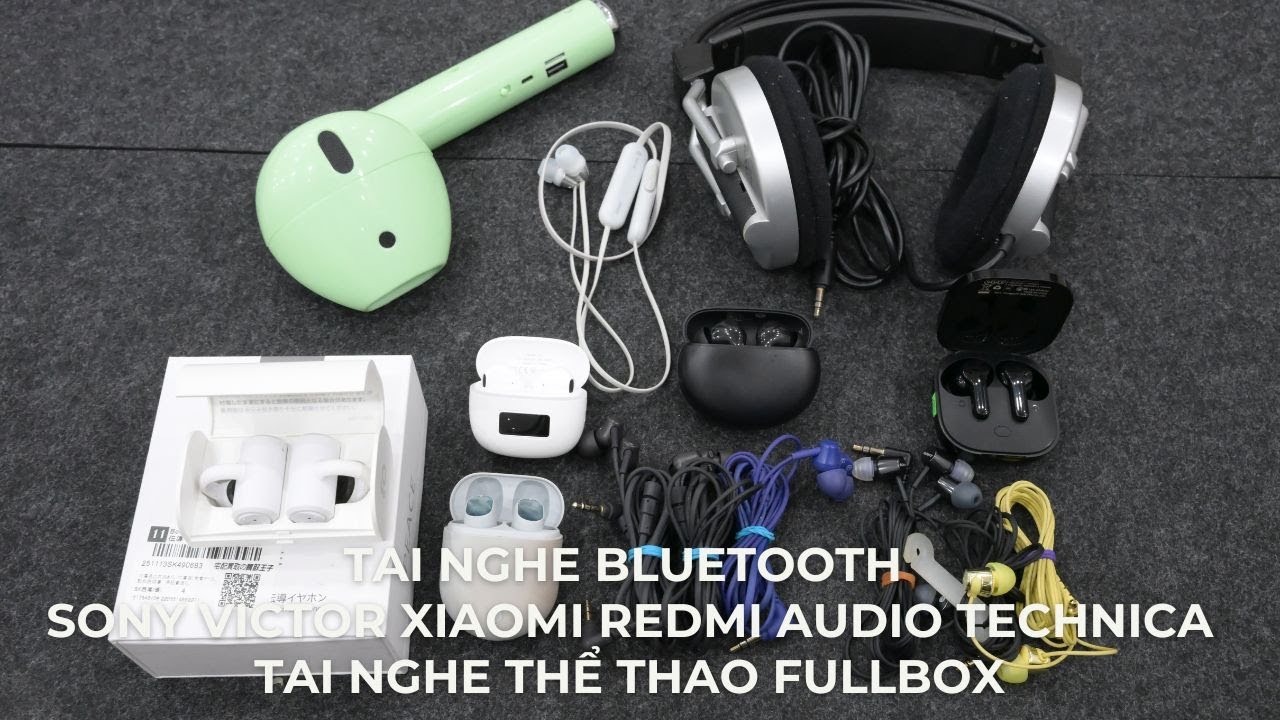 Tai nghe bluetooth sony audio technica victor thể thao nghe nhạc hay và một số hàng nội địa nhật