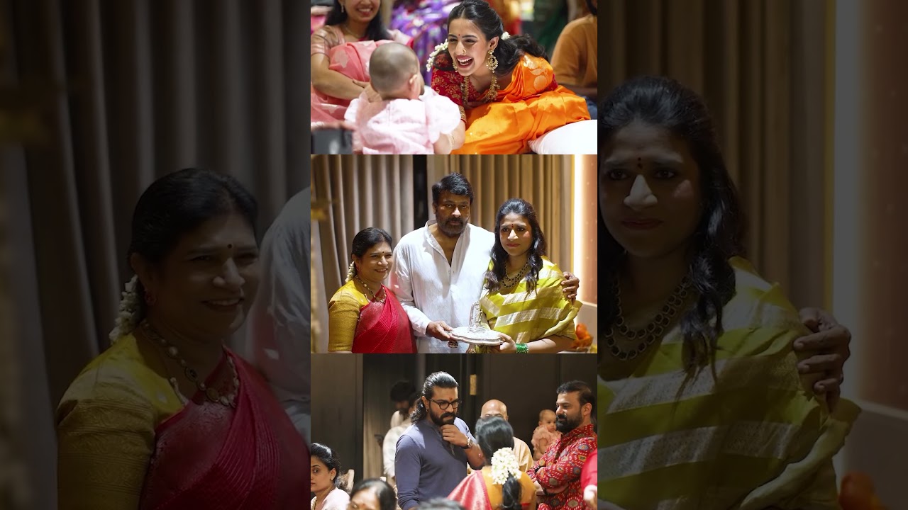 Mega Family Navratri Celebrations Video | Ram Charan, Chiranjeevi, Sushmita, Niharika, Allu Arjun