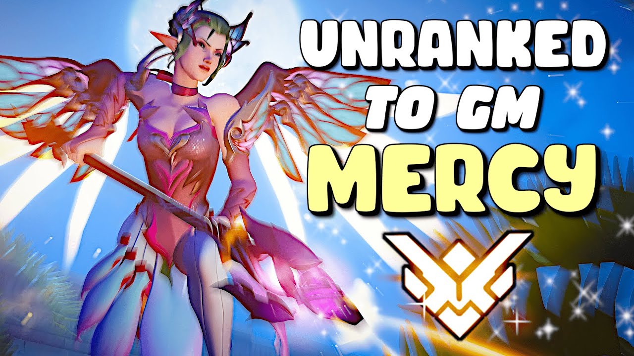 MERCY Unranked to GM ⭐️ Placements  - EP1 (Overwatch)