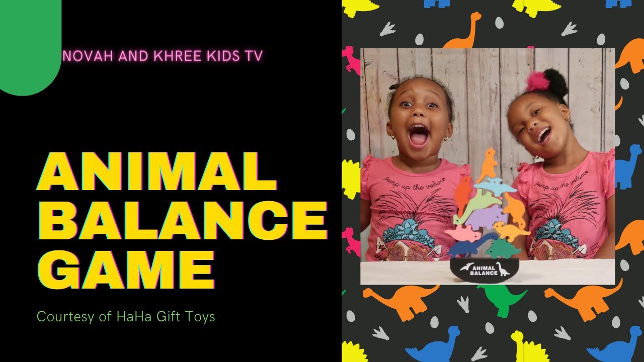 Animal Balance Game #kidsgames #learningtoys #learninggames